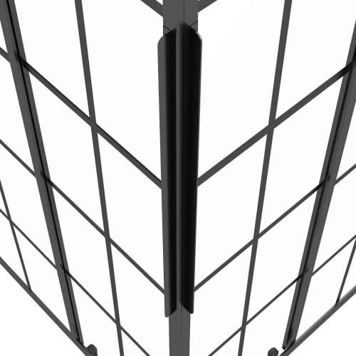 Tuš kabina matirana ESG 70 x 70 x 180 cm crna - 70 x 70 x 180 cm Matirano Cijena