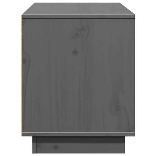 TV ormarić sivi 110,5 x 35 x 44 cm od masivne borovine - Siva 1 Cijena