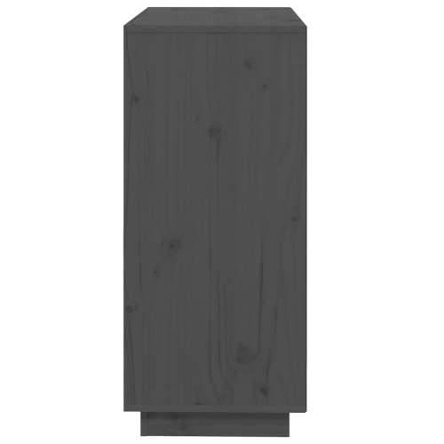 Komoda sivi 74x35x80 cm od masivne borovine - Siva 1 Cijena