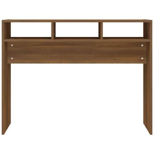 Konzolni stol smeđa boja hrasta 105x30x80 cm konstruirano drvo - 1 Smeđi hrast 105 cm Cijena