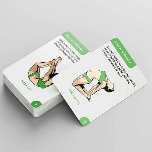 Illustrated cards Yoga Cijena