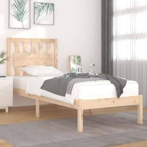 Okvir za krevet od masivne borovine 90x190 cm jednokrevetni - Prirodna 90 x 190 cm Cijena