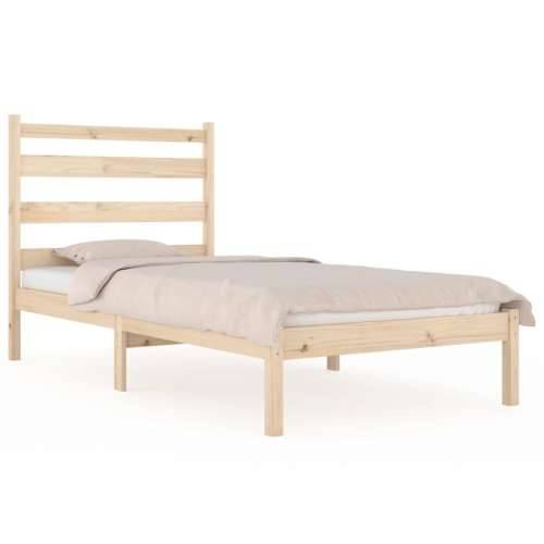 Okvir za krevet od masivne borovine 90x190 cm jednokrevetni - Prirodna 90 x 190 cm Cijena