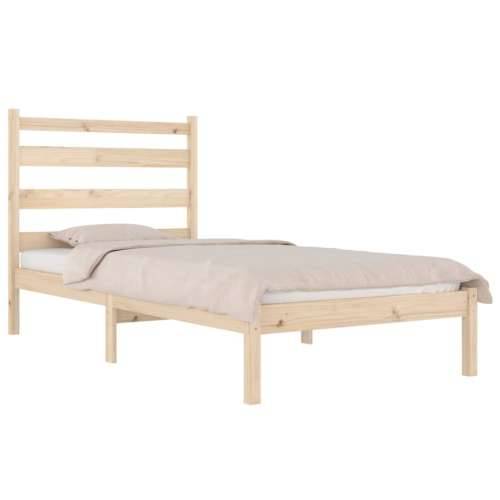 Okvir za krevet od masivne borovine 90x190 cm jednokrevetni - Prirodna 90 x 190 cm Cijena