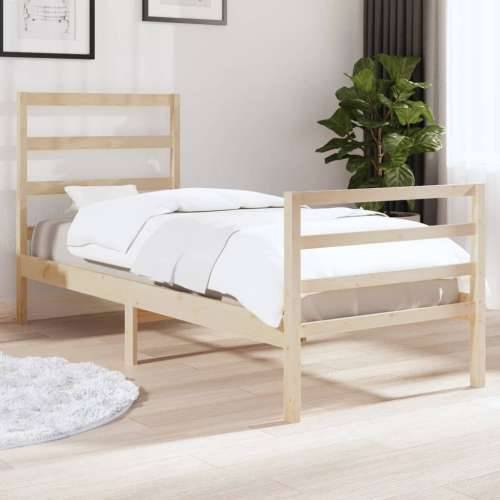 Okvir za krevet od masivne borovine 90x190 cm jednokrevetni - Prirodna 90 x 190 cm Cijena
