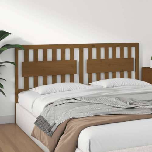 Uzglavlje za krevet boja meda 185,5x4x100 cm masivna borovina Cijena