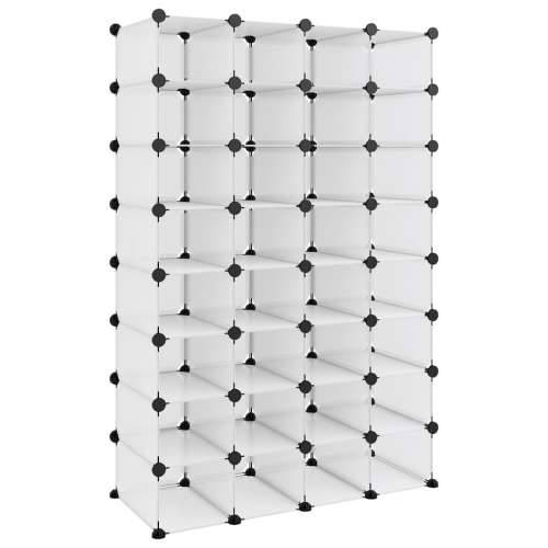 Stalak za cipele prozirni 93 x 36,5 x 140 cm PP - Transparentan 93 x 36.5 x 140 cm 1 Cijena