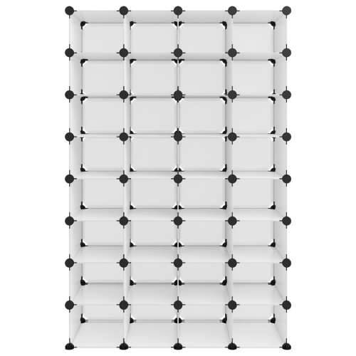 Stalak za cipele prozirni 93 x 36,5 x 140 cm PP - Transparentan 93 x 36.5 x 140 cm 1 Cijena
