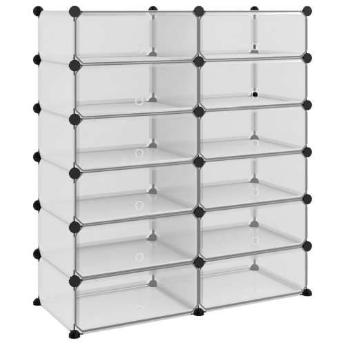 Stalak za cipele prozirni 94,5 x 36,5 x 106 cm PP - Transparentan 94.5 x 36.5 x 106 cm 1 Cijena