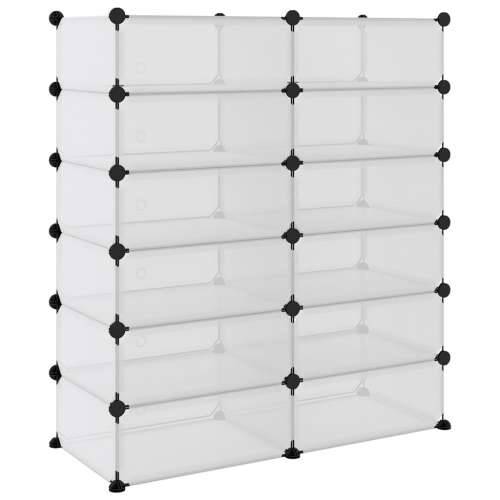 Stalak za cipele prozirni 94,5 x 36,5 x 106 cm PP - Transparentan 94.5 x 36.5 x 106 cm 1 Cijena