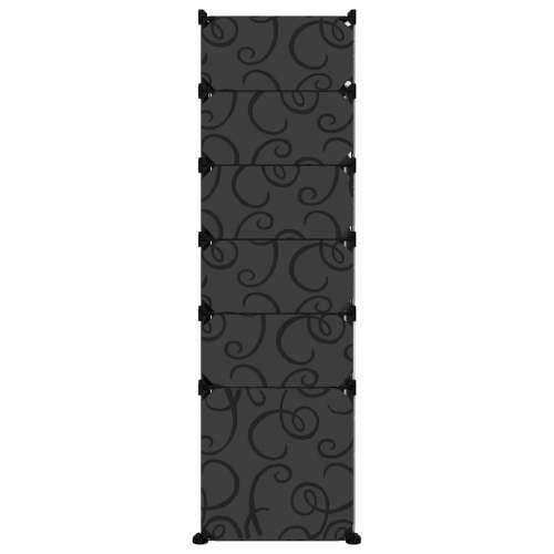 Stalak za cipele crni 94 x 37 x 125 cm PP - Crna 94 x 37 x 125 cm 1 Cijena