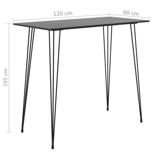 5-dijelni barski set crni - Crna 4 Cijena
