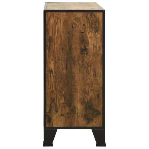 Ormarić za pohranu rustično smeđi 72 x 36 x 82 cm metal i MDF - rustikalnosmeđa 1 Cijena