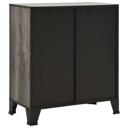 Ormarić za pohranu sivi 72 x 36 x 82 cm od metala i MDF-a - Siva 1 Cijena