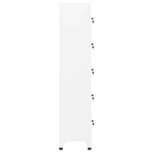 Ormarić s ključem bijeli 38 x 40 x 180 cm čelični Cijena