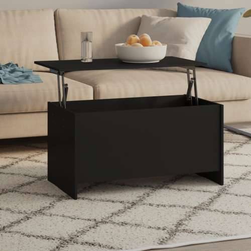 Stolić za kavu crni 102 x 55,5 x 52,5 cm od konstruiranog drva - Crna 102 x 55 x 52.5 cm 1 Cijena