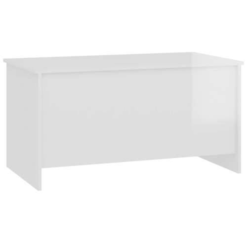 Stolić za kavu sjajni bijeli 102x55,5x52,5 cm konstruirano drvo - Visoko sjajno bijela 102 x 55 x 52.5 cm 1 Cijena