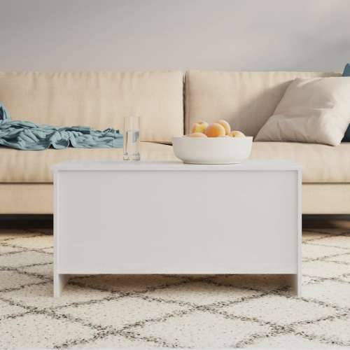 Stolić za kavu sjajni bijeli 102x55,5x52,5 cm konstruirano drvo - Visoko sjajno bijela 102 x 55 x 52.5 cm 1 Cijena