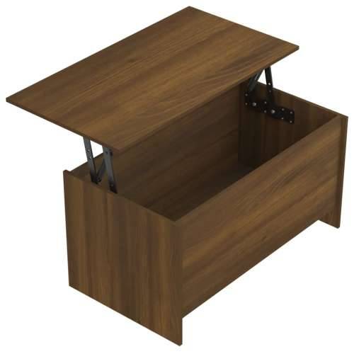 Stolić za kavu smeđi hrast 102x55,5x52,5 cm konstruirano drvo - Smeđi hrast 102 x 55 x 52.5 cm 1 Cijena