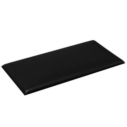 Zidne ploče od umjetne kože 12 kom crne 30 x 15 cm 0,54 m² - Crna 30 x 15 cm 12 Pravokutno Cijena
