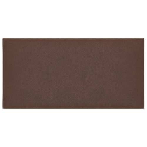Zidne ploče od umjetne kože 12 kom smeđe 30 x 15 cm 0,54 m² - Smeđa 30 x 15 cm 12 Pravokutno Cijena