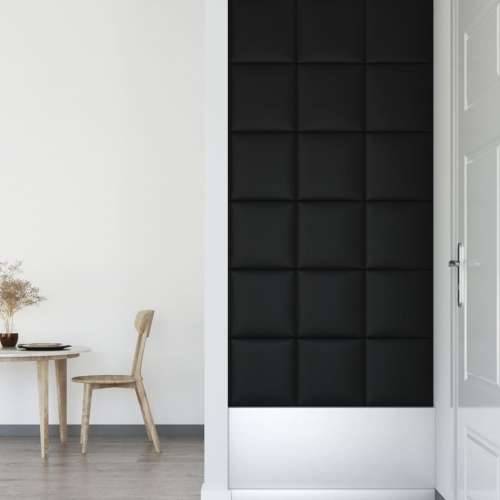 Zidne ploče od umjetne kože 12 kom crne 30 x 30 cm 1,08 m² - Crna 30 x 30 cm 12 Pravokutno Cijena
