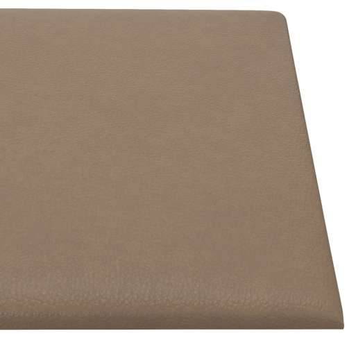 Zidne ploče od umjetne kože 12 kom cappuccino 30x30 cm 1,08 m² - Boja cappuccina 30 x 30 cm 12 Pravokutno Cijena