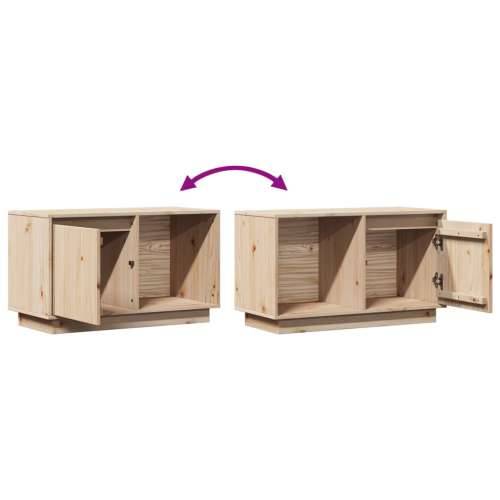 TV ormarić 74 x 35 x 44 cm od masivne borovine - Prirodna 1 Cijena