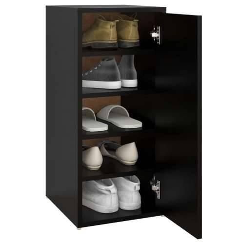 Ormarić za cipele crni 32 x 35 x 70 cm konstruirano drvo - Crna 31.5 x 35 x 70 cm 1 shoe cabinet with door Cijena