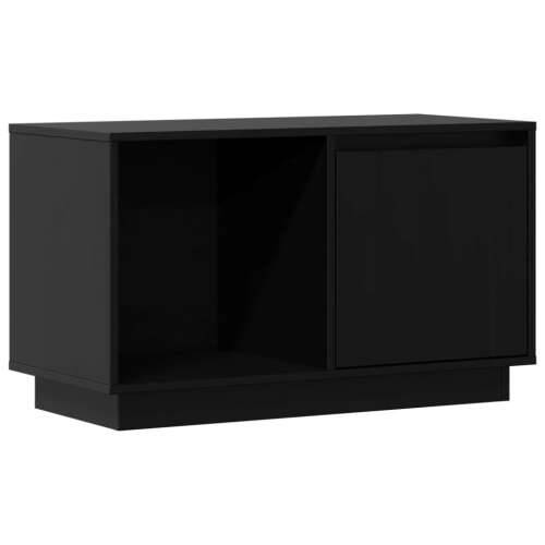 TV ormarić crni 74 x 35 x 44 cm od masivne borovine - Crna 1 Cijena