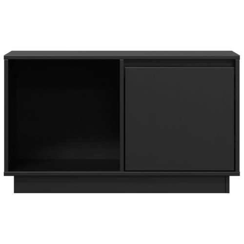 TV ormarić crni 74 x 35 x 44 cm od masivne borovine - Crna 1 Cijena