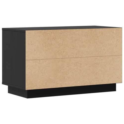 TV ormarić crni 74 x 35 x 44 cm od masivne borovine - Crna 1 Cijena