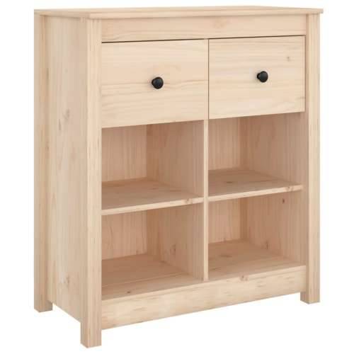 Komoda 70 x 35 x 80 cm od masivne borovine - Prirodna 1 Cijena