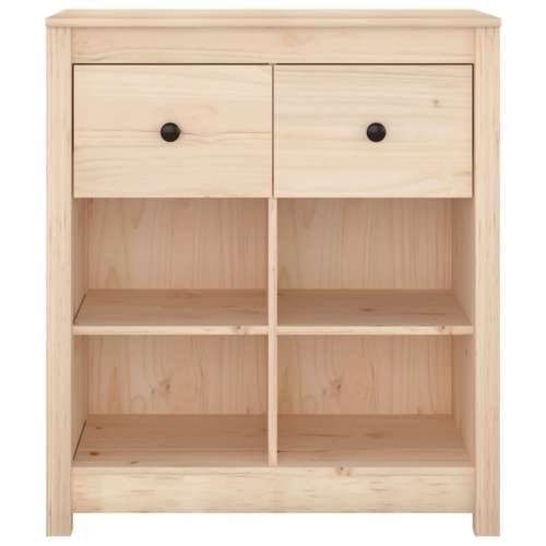 Komoda 70 x 35 x 80 cm od masivne borovine - Prirodna 1 Cijena