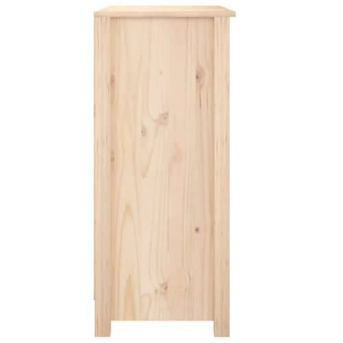 Komoda 70 x 35 x 80 cm od masivne borovine - Prirodna 1 Cijena