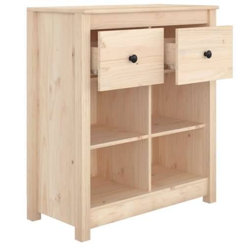 Komoda 70 x 35 x 80 cm od masivne borovine - Prirodna 1 Cijena