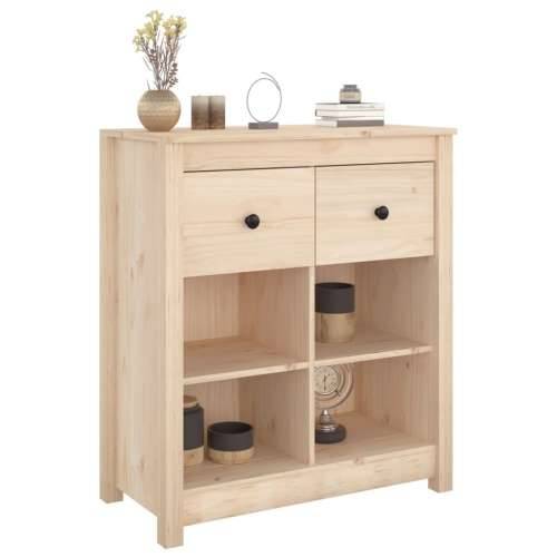Komoda 70 x 35 x 80 cm od masivne borovine - Prirodna 1 Cijena