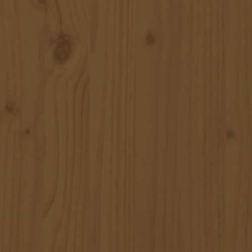 Visoka komoda boja meda 110,5 x 35 x 117 cm od masivne borovine - boja meda 1 Cijena