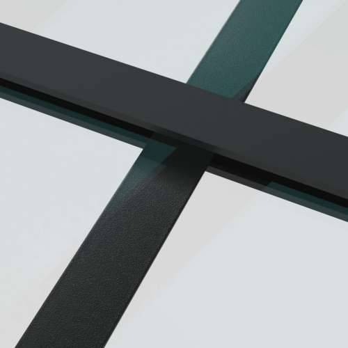 Klizna vrata crna 102,5 x 205 od stakla ESG i aluminija cm - Crna 102.5 x 205 cm 1 *Transparent*an Cijena
