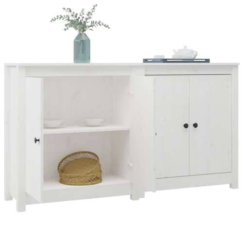 Komode 2 kom bijeli 70 x 35 x 80 cm od masivne borovine - Bijela 2 Cijena