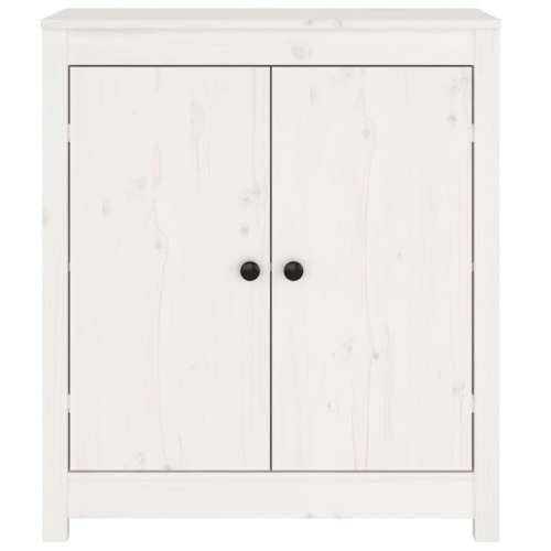 Komode 2 kom bijeli 70 x 35 x 80 cm od masivne borovine - Bijela 2 Cijena