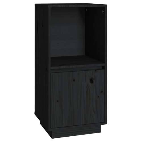 Komoda crna 38x35x80 cm od masivne borovine Crna 1 Cijena
