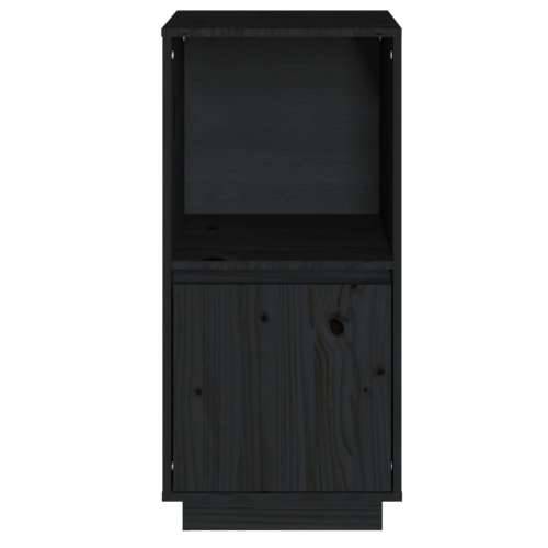Komoda crna 38x35x80 cm od masivne borovine Crna 1 Cijena