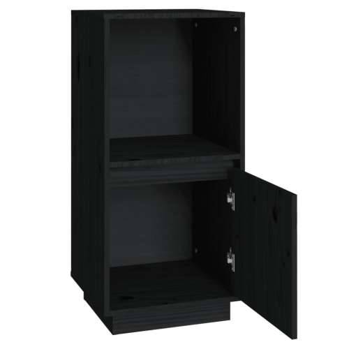 Komoda crna 38x35x80 cm od masivne borovine Crna 1 Cijena