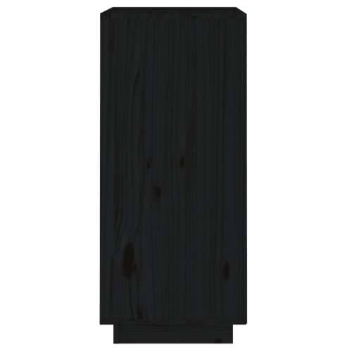 Komoda crna 38x35x80 cm od masivne borovine Crna 1 Cijena
