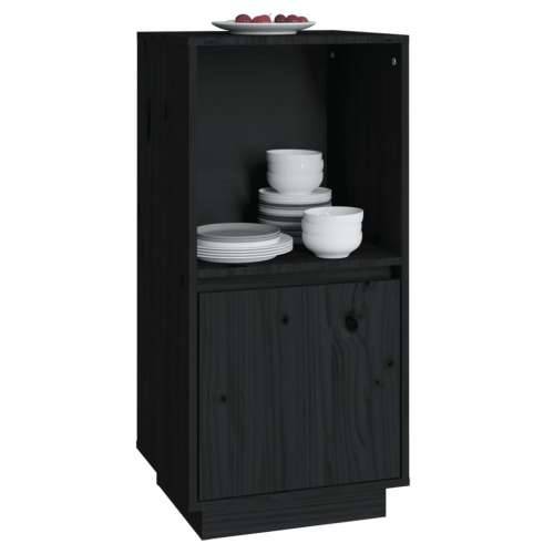 Komoda crna 38x35x80 cm od masivne borovine Crna 1 Cijena