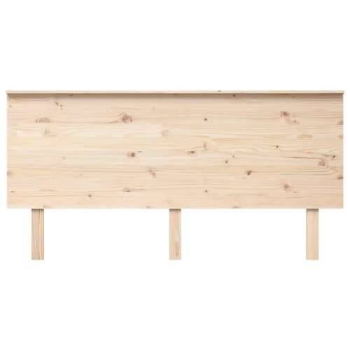 Uzglavlje za krevet 164 x 6 x 82,5 cm od masivne borovine - Prirodna 164 x 82.5 cm 1 Cijena