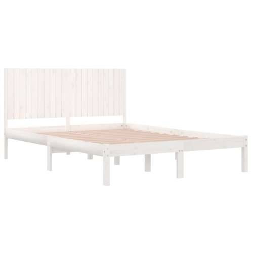 Okvir kreveta bez madraca bijeli 200x200 cm od masivne borovine Bijela 200 x 200 cm Cijena