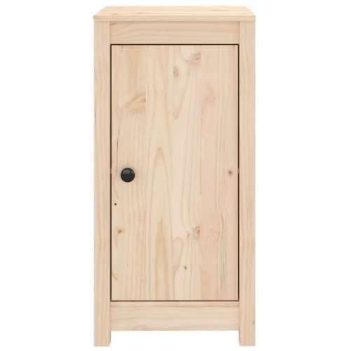 Komoda 39x35x80 cm od masivne borovine - Prirodna 1 Bočni ormarić s 1 vratima Cijena