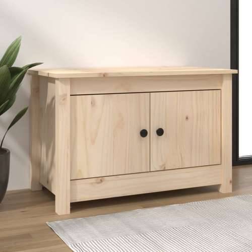 Ormarić za cipele 70 x 38 x 45,5 cm od masivne borovine - Prirodna 1 Cijena